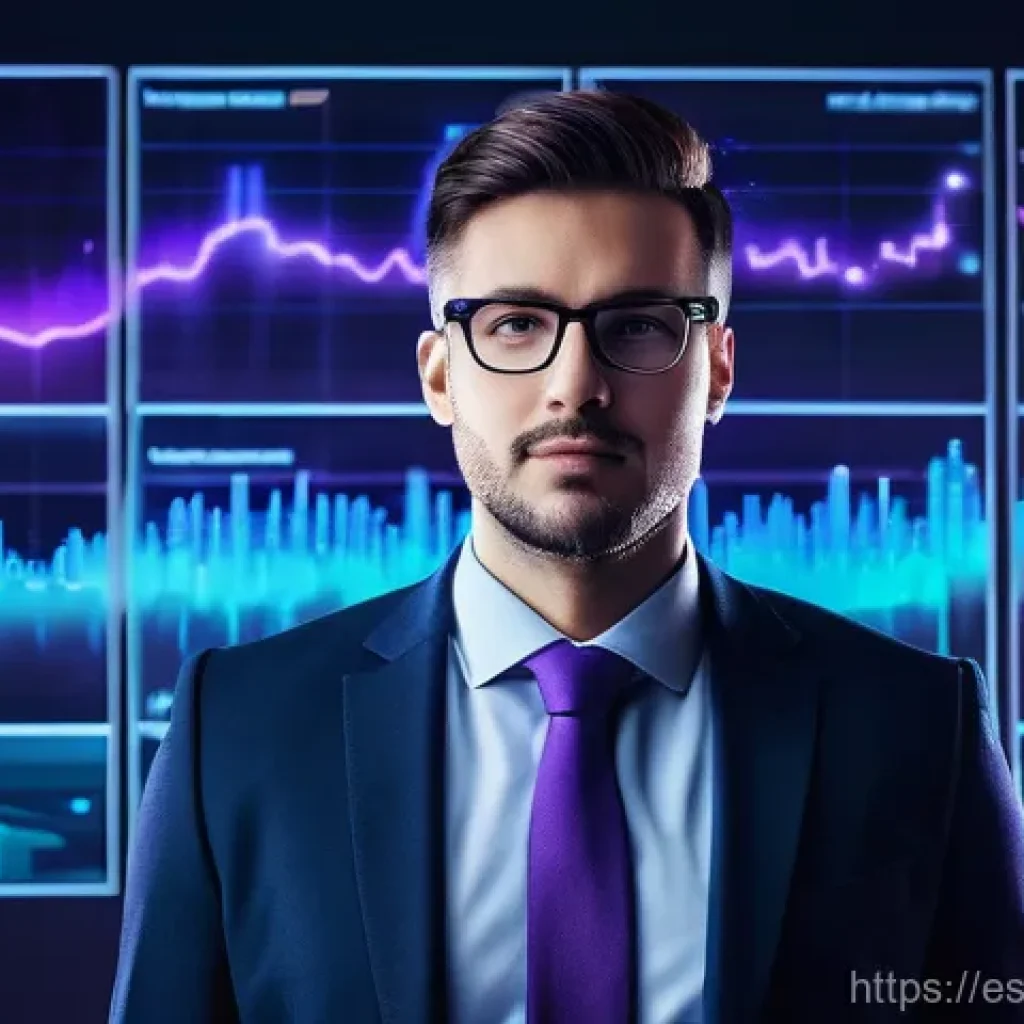 소셜 리스닝 툴의 역동적 보고서 작성법 - **Prompt:** A modern professional, appearing focused and insightful, stands in a sleek, minimalist d...