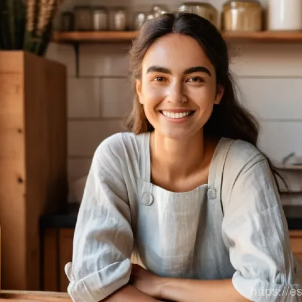 소셜 리스닝 툴을 통한 인플루언서 분석 - **Prompt:** A young, authentic Spanish female micro-influencer, mid-20s, with a warm smile, is sitti...