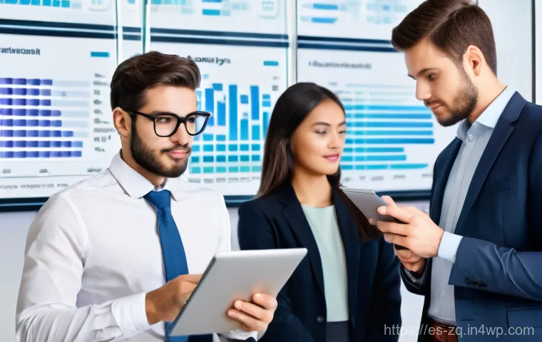 소셜 리스닝 툴로 인사이트 기반 의사결정 - **Prompt 1: Deciphering Audience Sentiment**
    A diverse team of young professionals, casually yet...