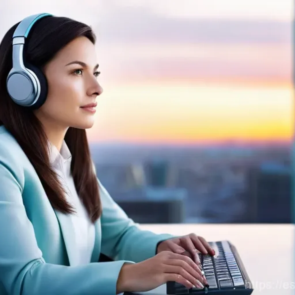 소셜 리스닝 툴을 이용한 브랜드 이미지 분석 - **Prompt 1: The Digital Listening Post**
"A sleek, professional-looking woman in her late 20s to...