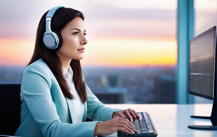 소셜 리스닝 툴을 이용한 브랜드 이미지 분석 - **Prompt 1: The Digital Listening Post**
    "A sleek, professional-looking woman in her late 20s to...